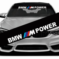 Полоса на лобовое стекло - BMW M Power, 135 * 20 см