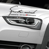 Наклейки на автомобіль Audi Sports Mind