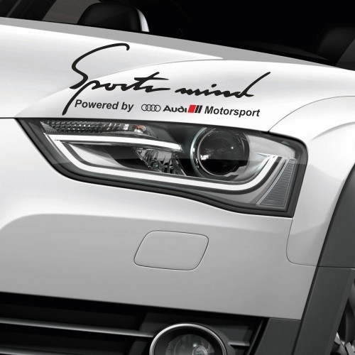 Наклейки на автомобіль Audi Sports Mind
