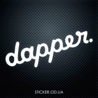 Вінілова наклейка на автомобіль - Dapper