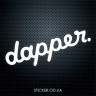 Вінілова наклейка на автомобіль - Dapper