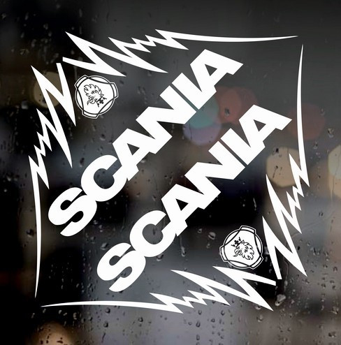 Набір наклейок куточку SCANIA, Сканія
