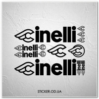 Набір наклейок на велосипеді "INELLI", наклейки на раму.