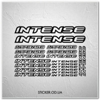 Набор наклеек на велосипед "INTENSE", наклейки на раму.
