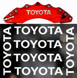 Наклейки на супорти та диски - Toyota, 6 шт.