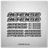 Набор наклеек на велосипед "INTENSE", наклейки на раму.