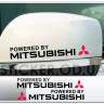 Наклейки, набор на зеркала - Mitsubishi 2шт.