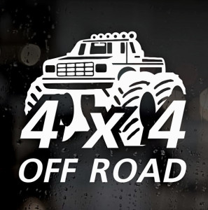 Наклейка на авто 4х4 OFF ROAD #2