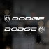 Наклейки на авто Dodge 2 шт.