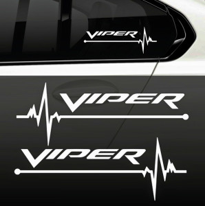 Наклейки на автомобіль - Viper pulse 2 шт.
