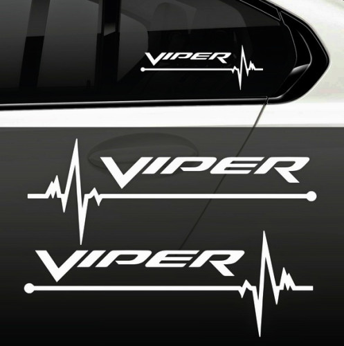 Наклейки на автомобіль - Viper pulse 2 шт.