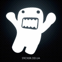Вінілова наклейка на автомобіль - Domo-Kun - культовий персонаж Японії, JDM культура
