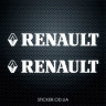 Вінілова наклейка на автомобіль - Renault 2 шт.
