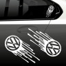 Наклейки на авто - Volkswagen клякса, 2шт.