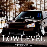 Вінілова наклейка на автомобіль - Low Level