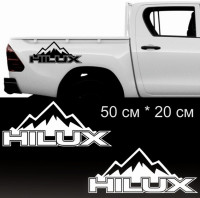 Наклейки на Toyota HILUX #2, 2шт.