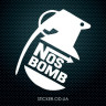 Наклейка на авто NOS BOMB Наклейка на авто NOS BOMB