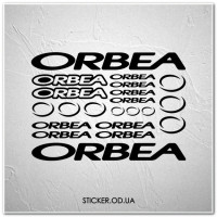 Набір наклейок на велосипед "ORBEA", наклейки на раму.