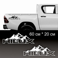 Наклейки на Toyota HILUX, 2шт.
