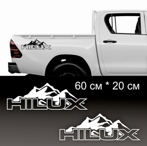 Наклейки на Toyota HILUX, 2шт.