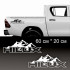 Наклейки на Toyota HILUX, 2шт.