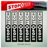 Наклейки на супорти та диски - STOPTECH, 6 шт