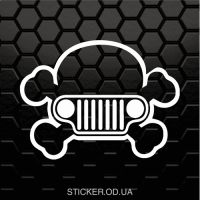 Виниловая наклейка Jeep, Джип