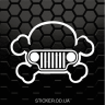 Вінілова наклейка Jeep, Джип