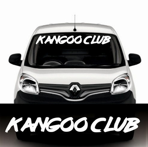 Виниловая наклейка на автомобиль Renault - Kangoo club