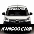 Виниловая наклейка на автомобиль Renault - Kangoo club