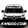 Виниловая наклейка на автомобиль Renault - Kangoo club