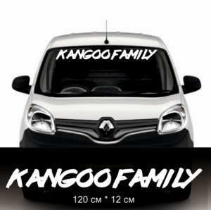 Вінілова наклейка на автомобіль, Renault - Kangoo family