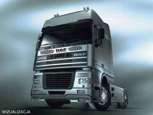 Наклейки DAF на капот либо лобовое стекло 150x16 cm