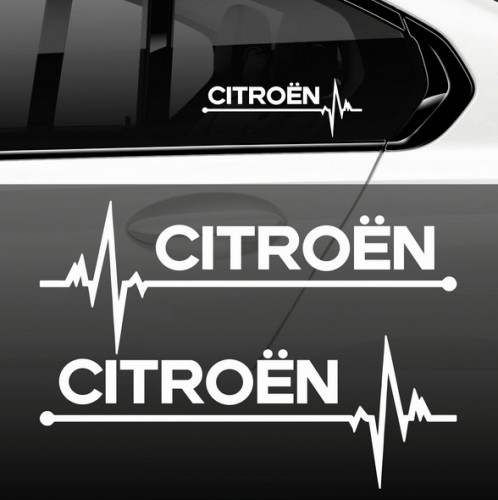 Наклейка на авто Citroen пульс
