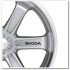 Комплект наклейок на диски SKODA 6 шт.