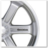 Комплект наклейок на диски SKODA 6 шт.