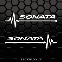 Наклейки Kia Sonata Пульс, 2 шт.