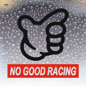 Виниловая наклейка на автомобиль - No Good Racing #2
