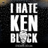 Вінілова наклейка на автомобіль - I Hate Ken Block Вінілова наклейка на автомобіль - I Hate Ken Block