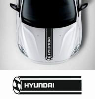 Наклейка на капот авто - Хюндай / Hyundai