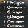 Вінілова наклейка на автомобіль Інстаграм, Instagram Вінілова наклейка на автомобіль Інстаграм, Instagram