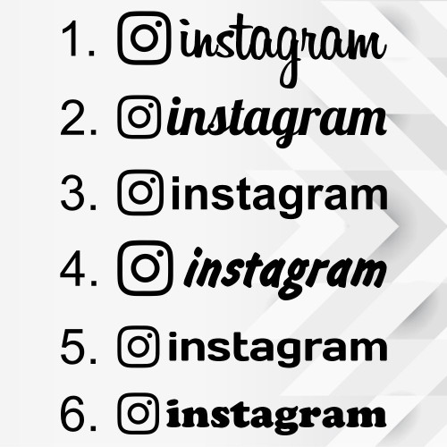 Вінілова наклейка на автомобіль Інстаграм, Instagram
