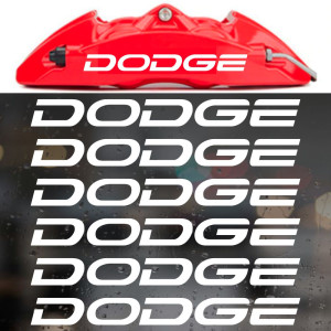 Наклейки на супорти та диски - Dodge, 6 шт