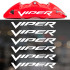 Наклейки на супорти та диски - Dodge Viper, 6 шт
