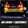 Вінілова наклейка на автомобіль JDM Disigne - No Good Racing!!