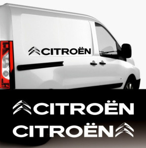 Вінілові наклейки на авто - Citroen (2 шт.)