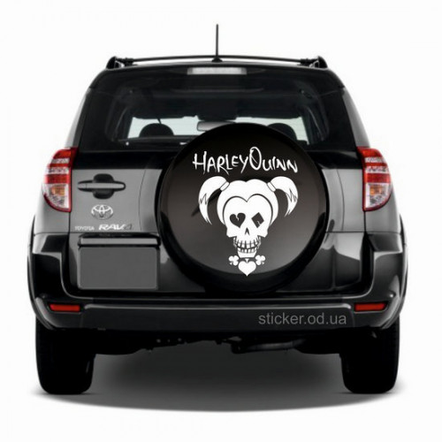 Виниловая наклейка на автомобиль - Harley Quinn
