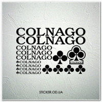 Набір наклейок на велосипед COLNAGO, наклейки на раму.