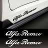 Наклейки вінілові у стилі Alfa Romeo 2шт.