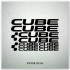 Набор наклеек на велосипед "CUBE", наклейки на раму.